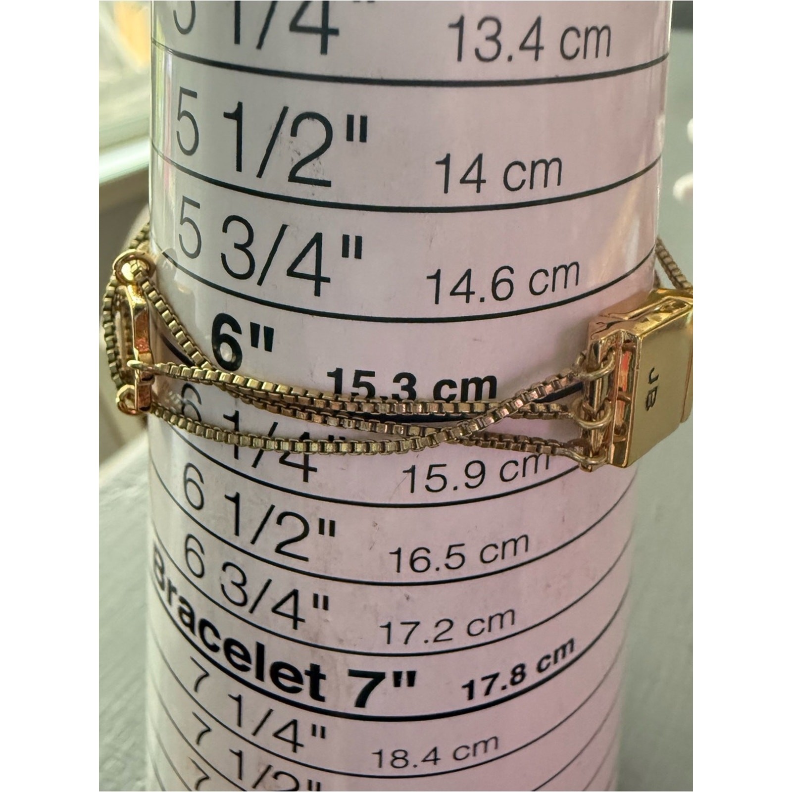Jenny Bird Gold Tone Triple Chain Bracelet NEW