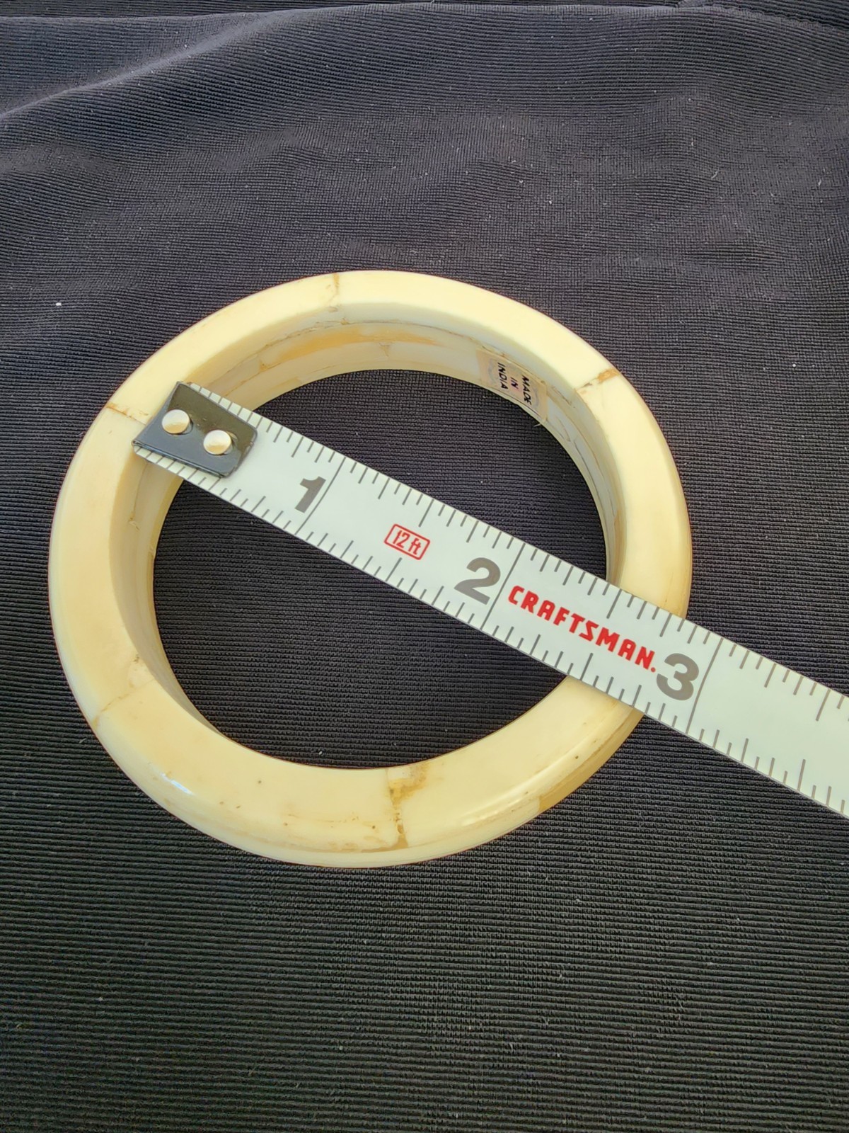 Natural Buffalo Bone Bangle Bracelet Jewelry Bohemian Vintage Off – White India