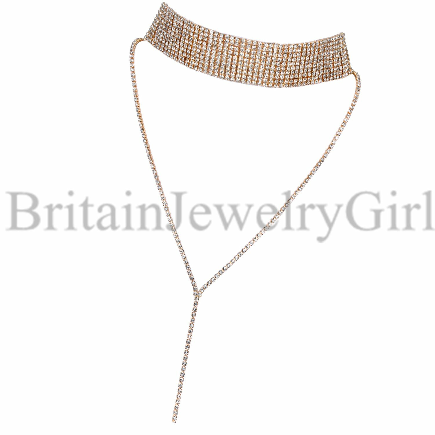 Exquisite Sexy Sequins Choker Women Girl Lady Long Chain Pendant Tassel Necklace
