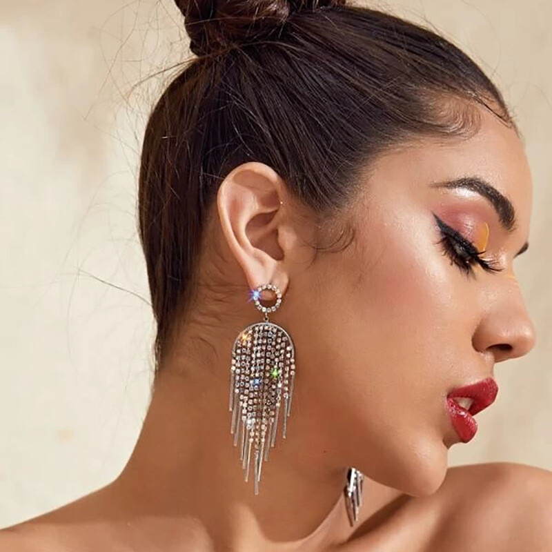 6 Kinds Of 925 Sterling Silver Earrings CZ Hoop Earrings Set For Women Jewelry