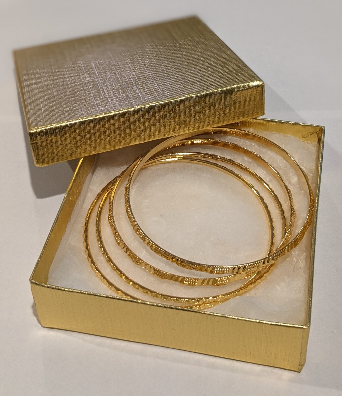 22k Gold Plated Indian Bangle Set (4pcs)
