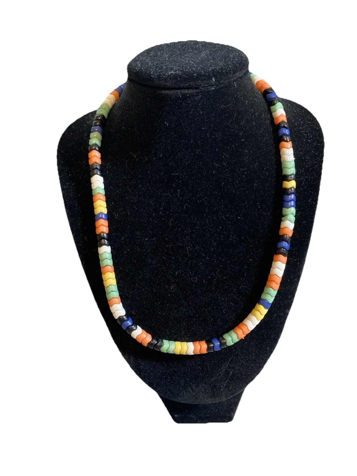 Rainbow Necklace Colorful Acrylic Beaded Pastel Colors Women’s Fashion Jewelry