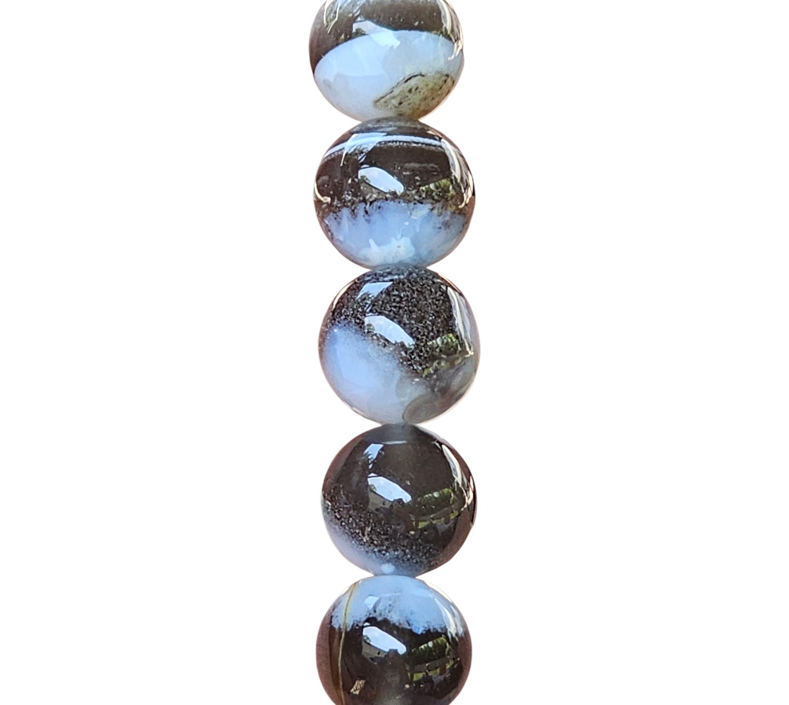 Owyhee Opal From The United States 11mm Bracelet