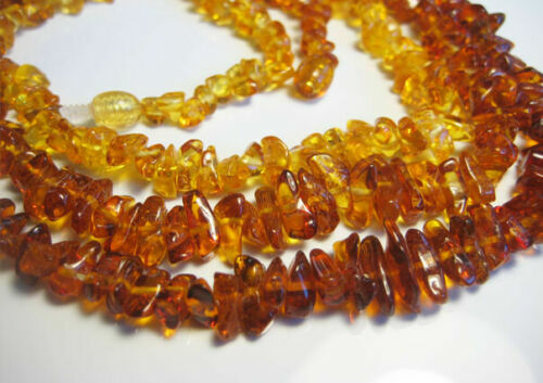 3 – Natural Beautiful Baltic Amber Necklace 35 g. !!!