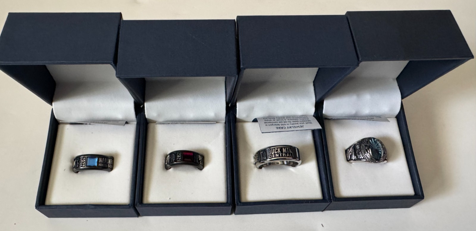 Lot Of 4 Jostens High School Ring, all are New