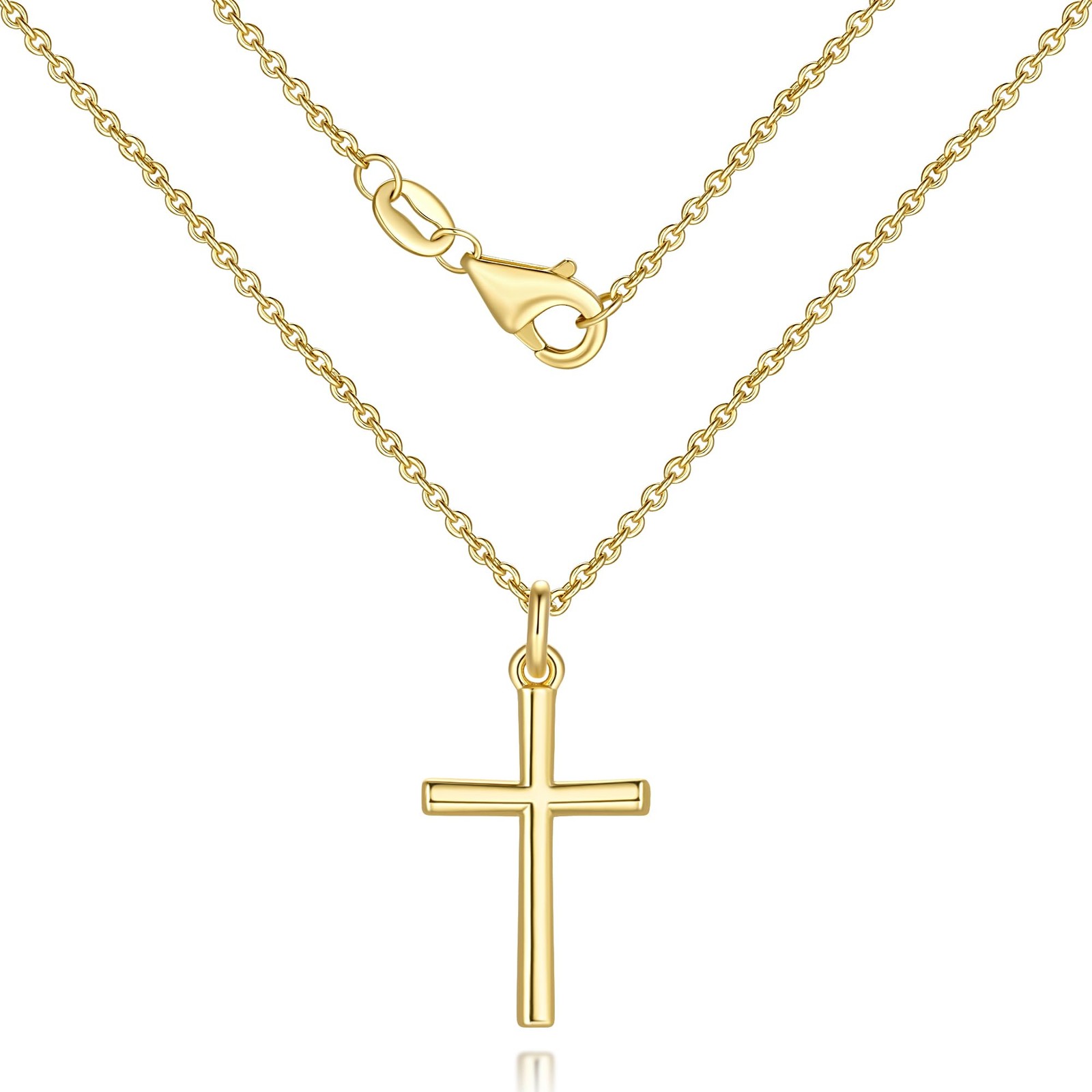 Gold Cross Necklaces for Women 14K Gold Cross Necklace for Women Crosses Pend…