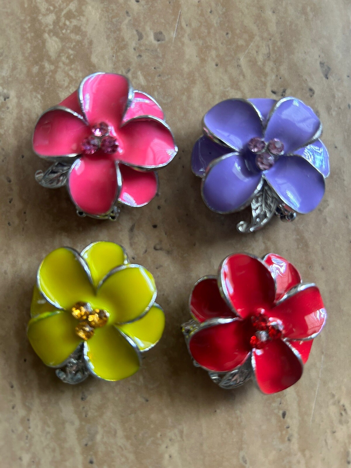 Buyer Receives all 4 New Colorful Stretch Rings ($4 Each) USA Vendor