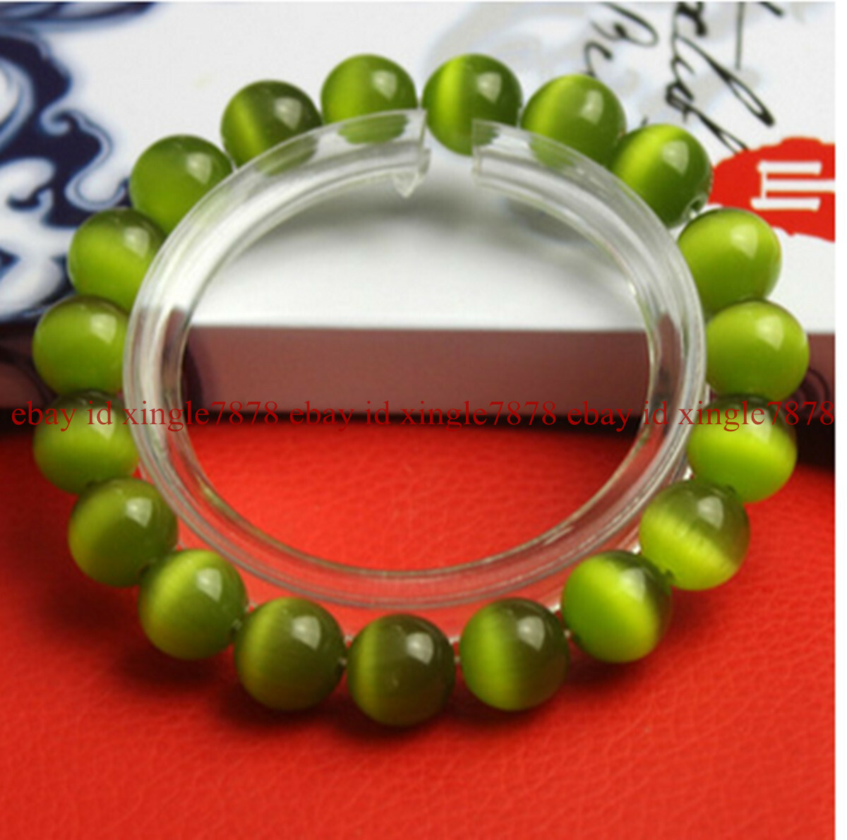 Natural 6/8/10/12mm Multicolor Opal Cat’s Eye Round Gems Stretch Bracelet 7.5″
