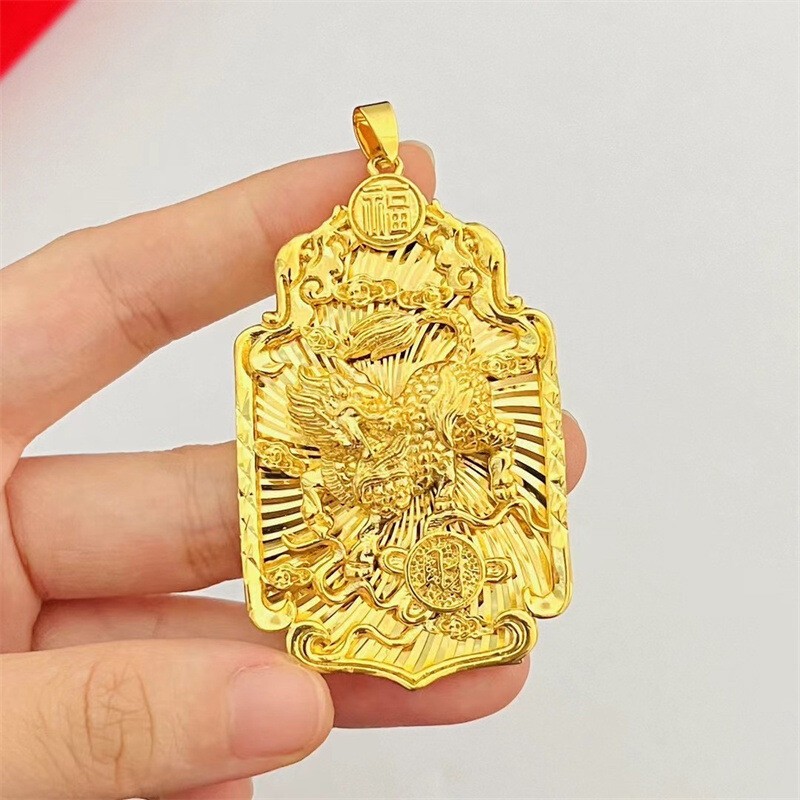 Kirin Pendant Pendant 22K 23K 24K Thai Baht Yellow Gold Gp Pendant
