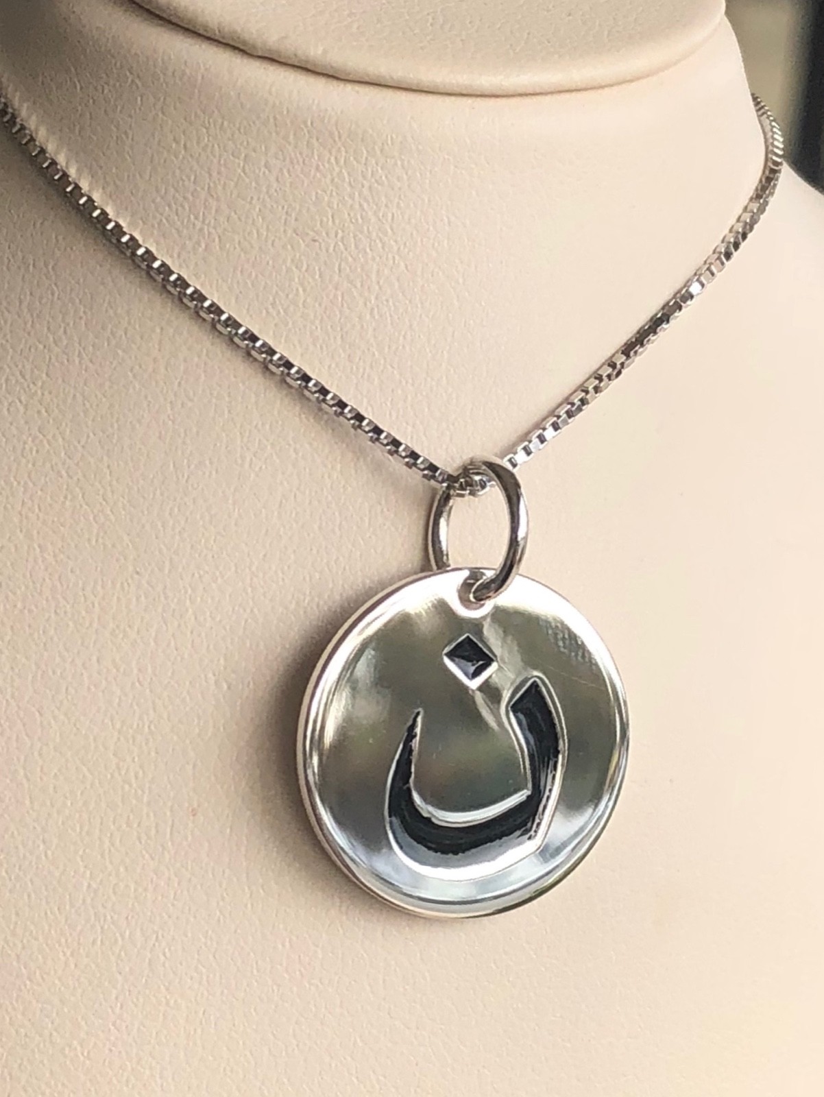 Noon Pendant Narsara Nazarenes – Sterling Silver w/Chain & Colored Enamel