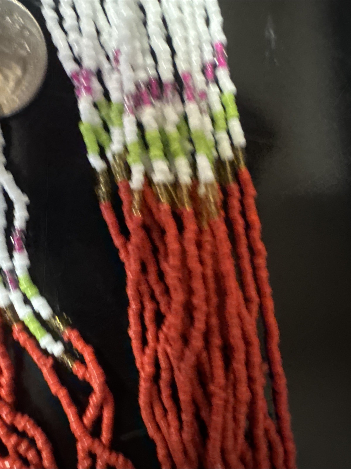 Glass Beaded Multiple Layered Necklace