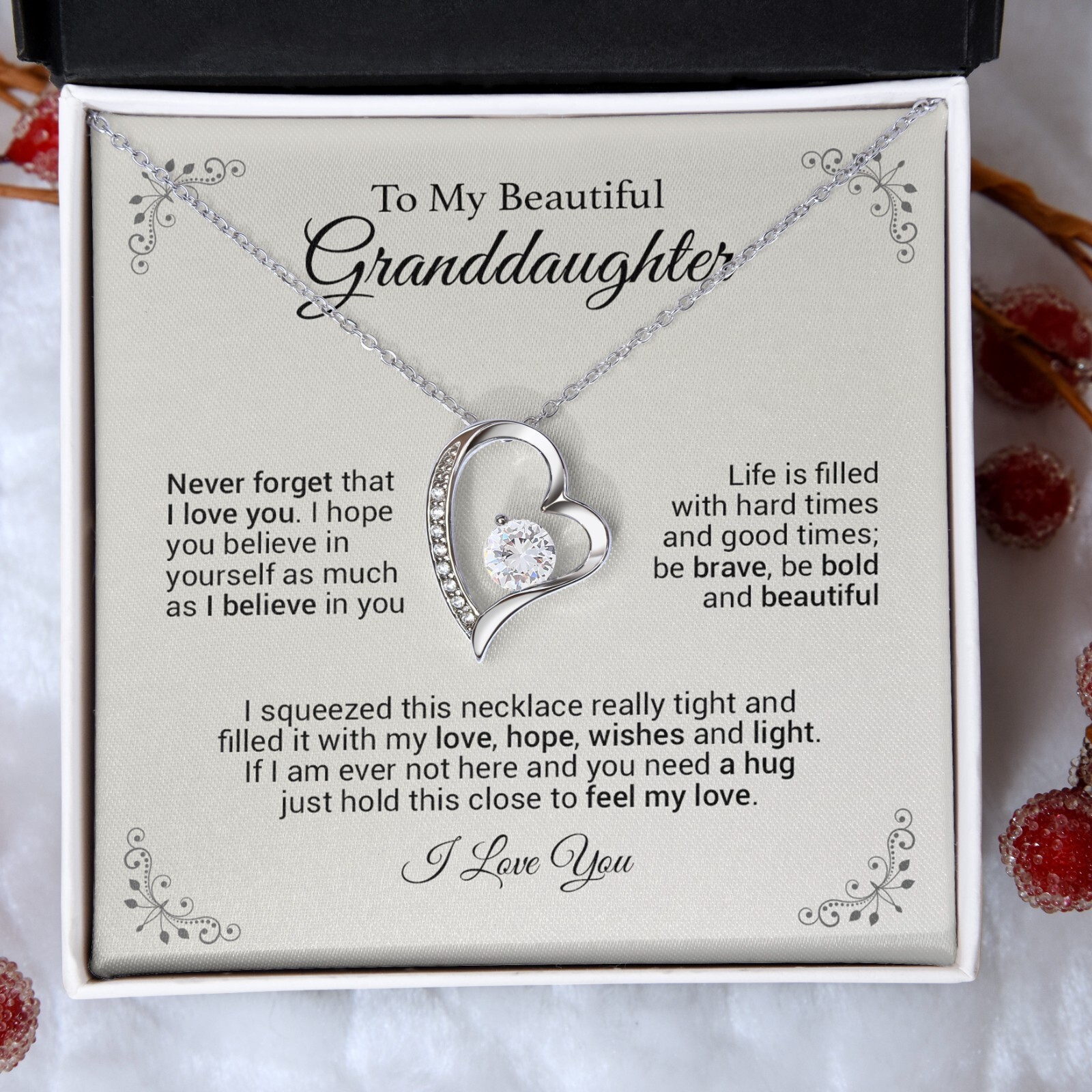 To My Granddaughter, Gift For Granddaughter, Granddaughter Gift from Grandma