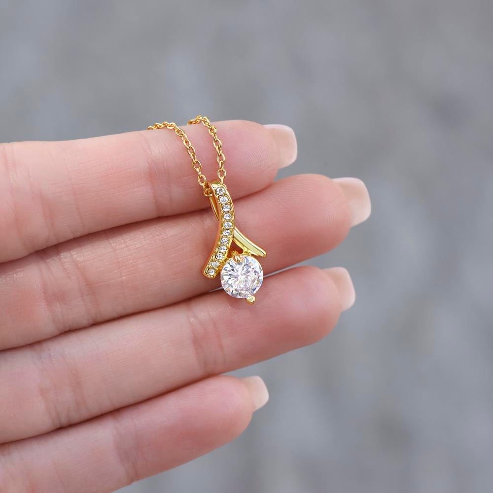 To My Wife Necklace Pendant Romantic Anniversary Birthday Gift