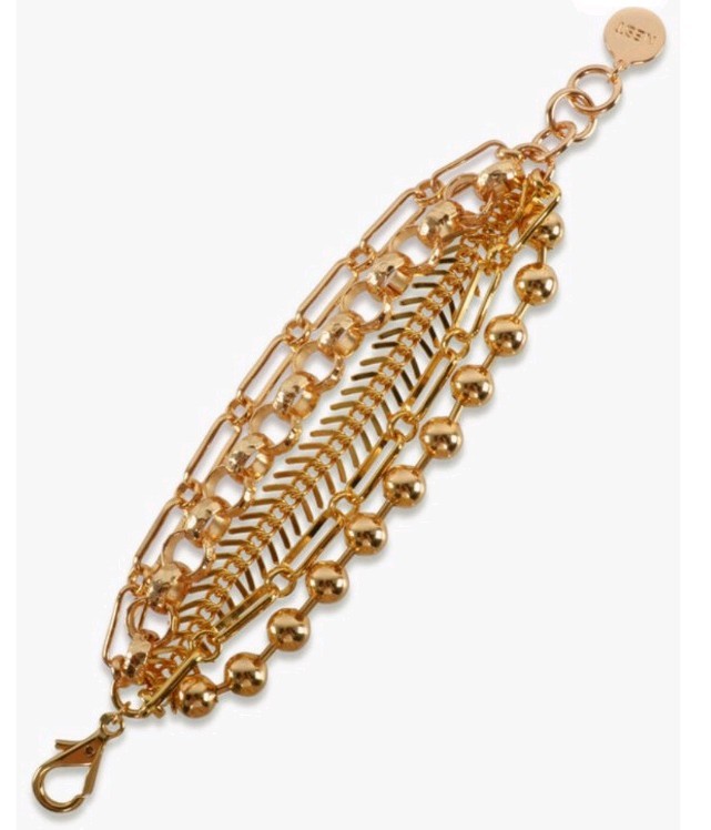 Beautiful! 22k Gold plated Nest multi chain Bracelet | Neiman Marcus (orig $195)