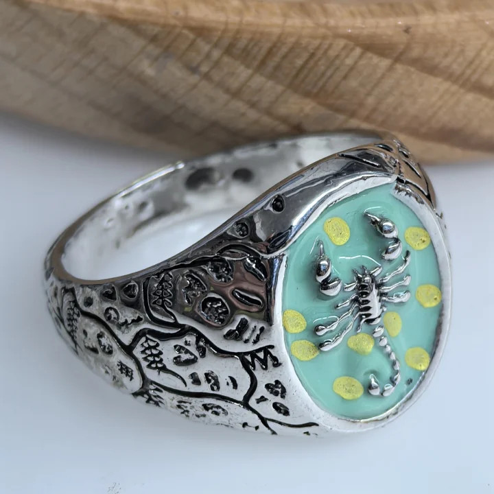 20pcs Wholesale Lots Jewelry Mixed Turquoise Stone Silver P Lady’s Rings