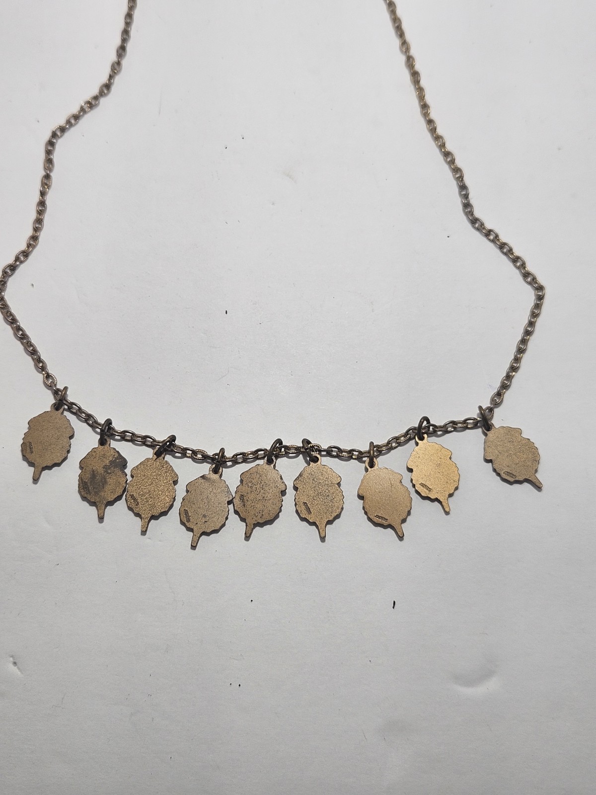 Vintage Jostens Academic Achievement Charm Necklace 9 Charms Scholarship