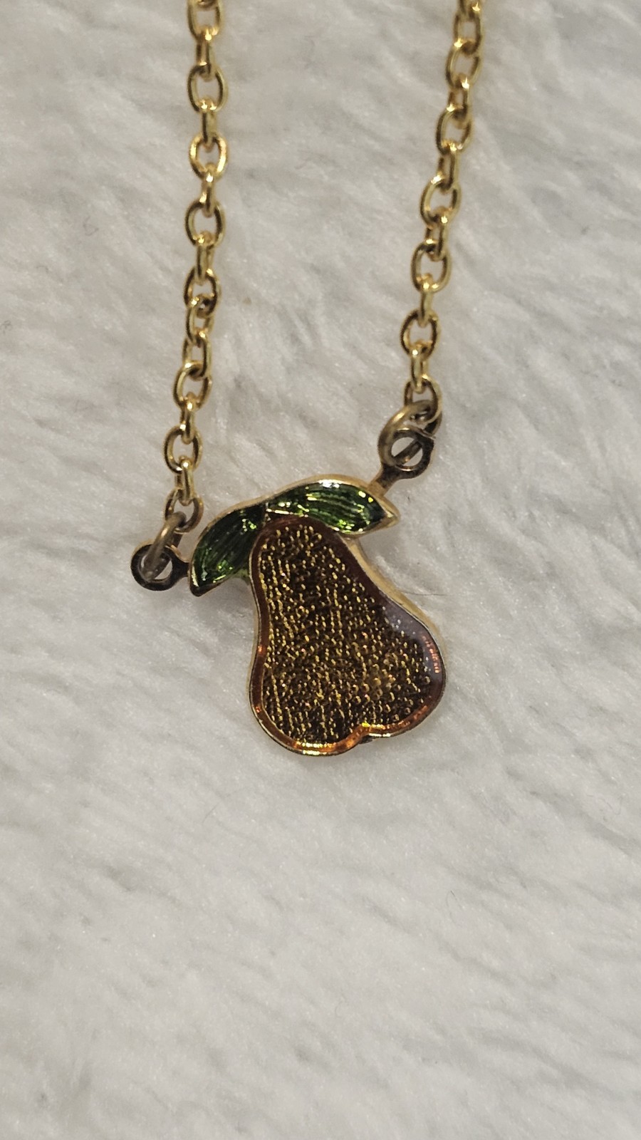 Dainty Charm Necklace Lot Dice Pear Minimalist Gold Silver 3pc