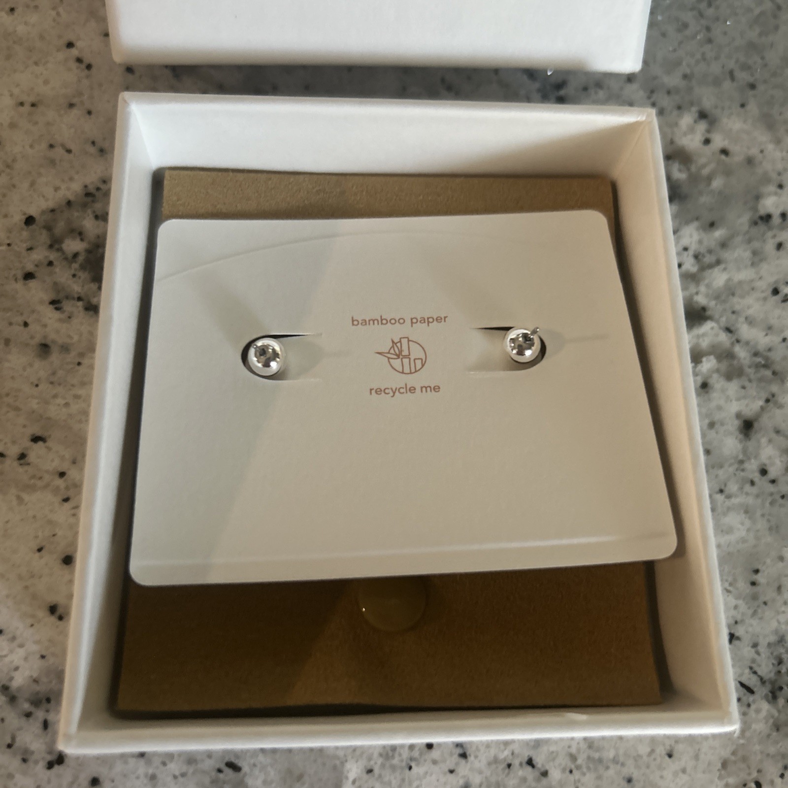 Jenny Bird Lucille Pearl Drop Earrings in High Polish Silver NIB $110