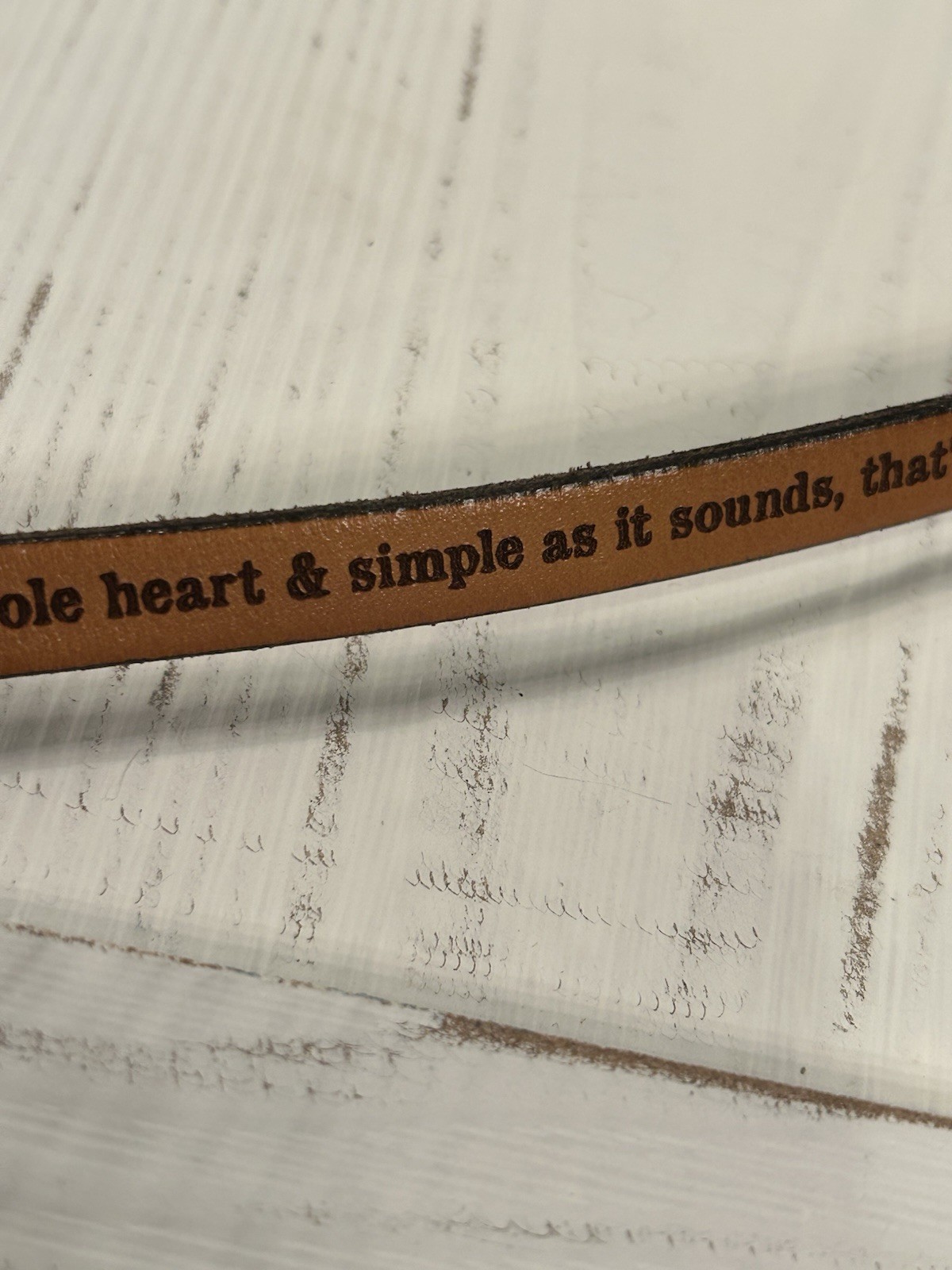 Brian Andreas Story People Say Yes Wrist Wrap Buckle Closure Leather Bracelet