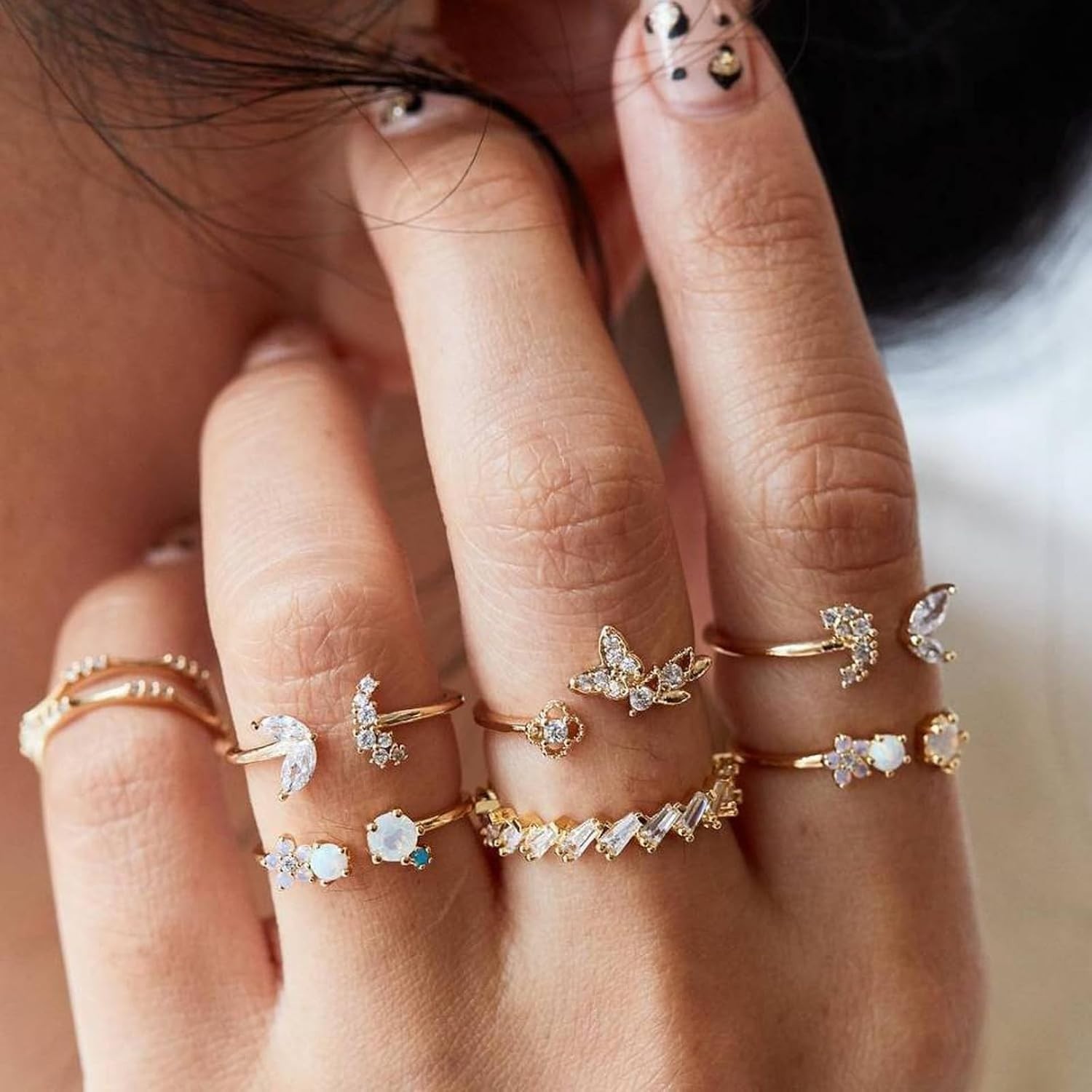 Stylish 49-Piece Gold Jewelry Set for Women – Perfect Gift for All Occasions