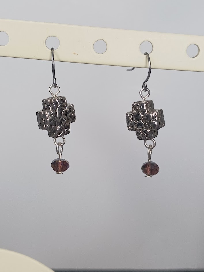 Fashion Earrings in various styles Cross, Goth, Pearl-shape and Dangles