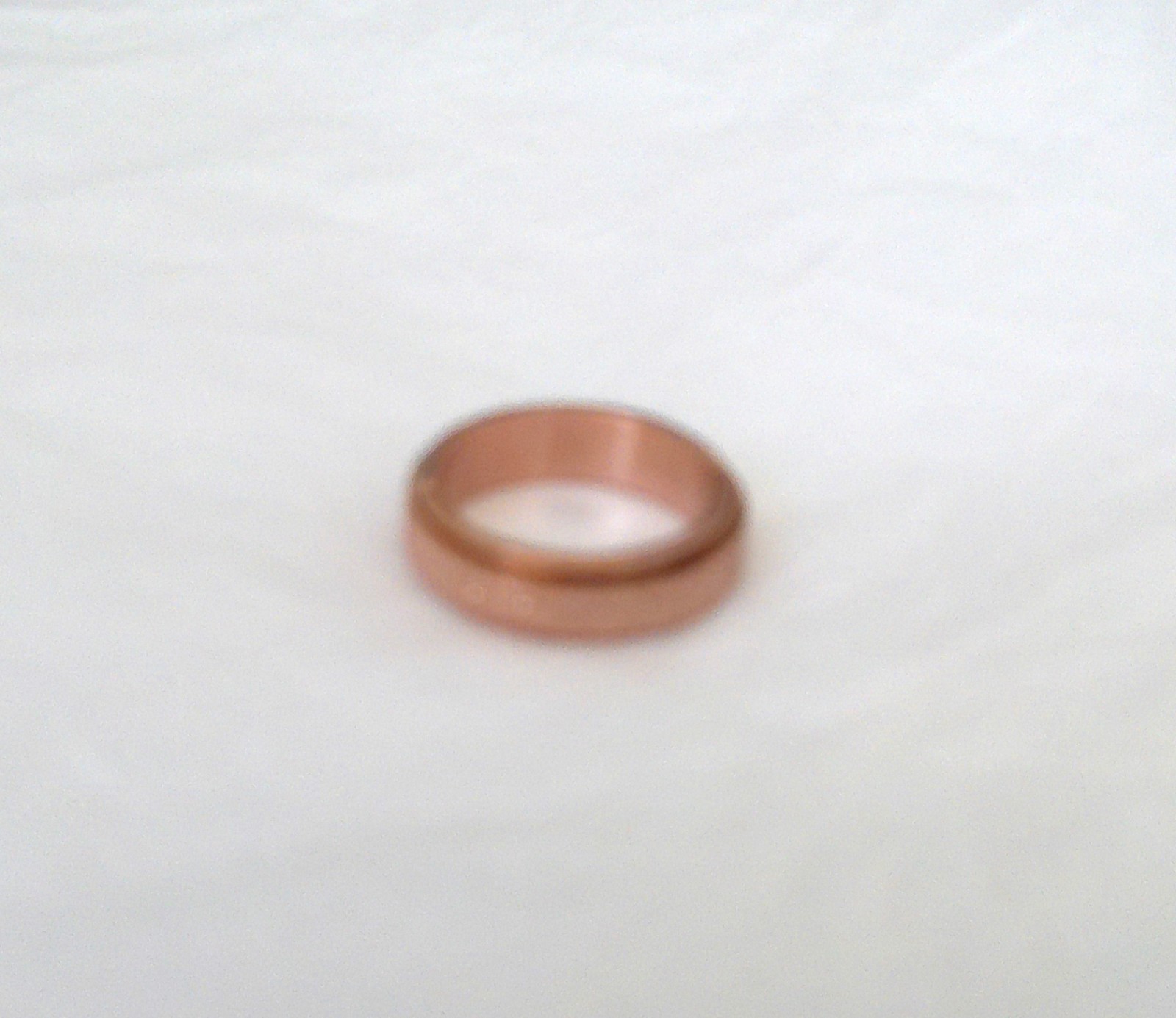 New Stainless-Steel Rose Goldtone Spinner Ring Size 8 Perfect for All Occasions