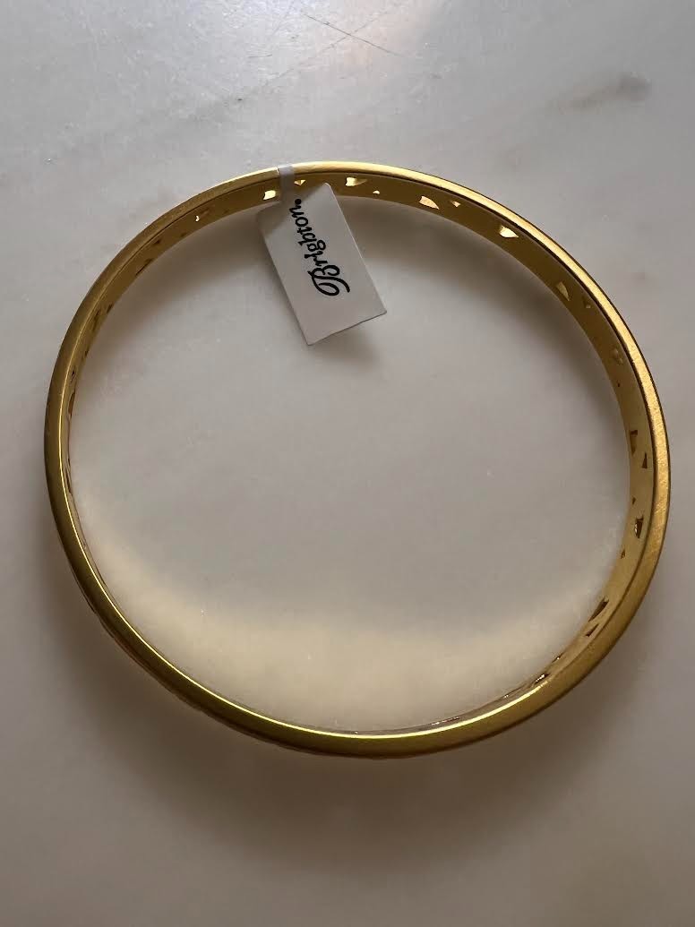 NEW Brighton Jewelry CONTEMPO Gold Slim Bangle Bracelet JF0113 NWT $62.00