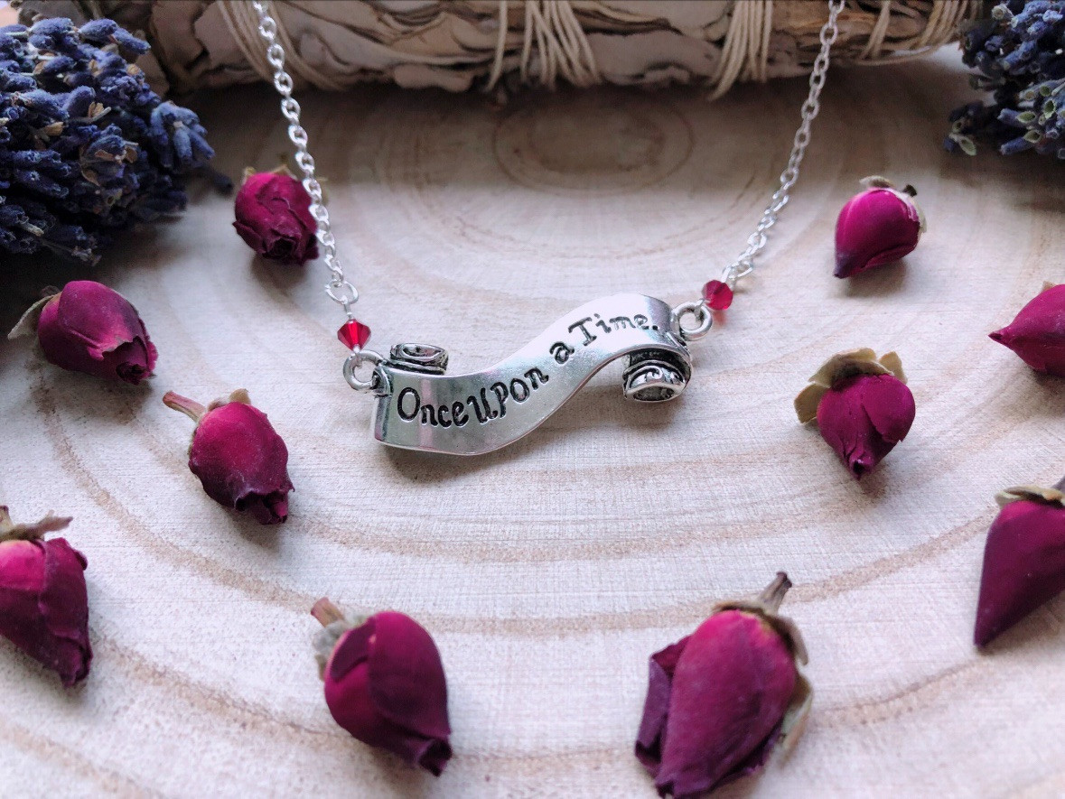 Once Upon A Time Necklace OUAT Gothic Fairytale Goth Necklace Gothic Jewellery