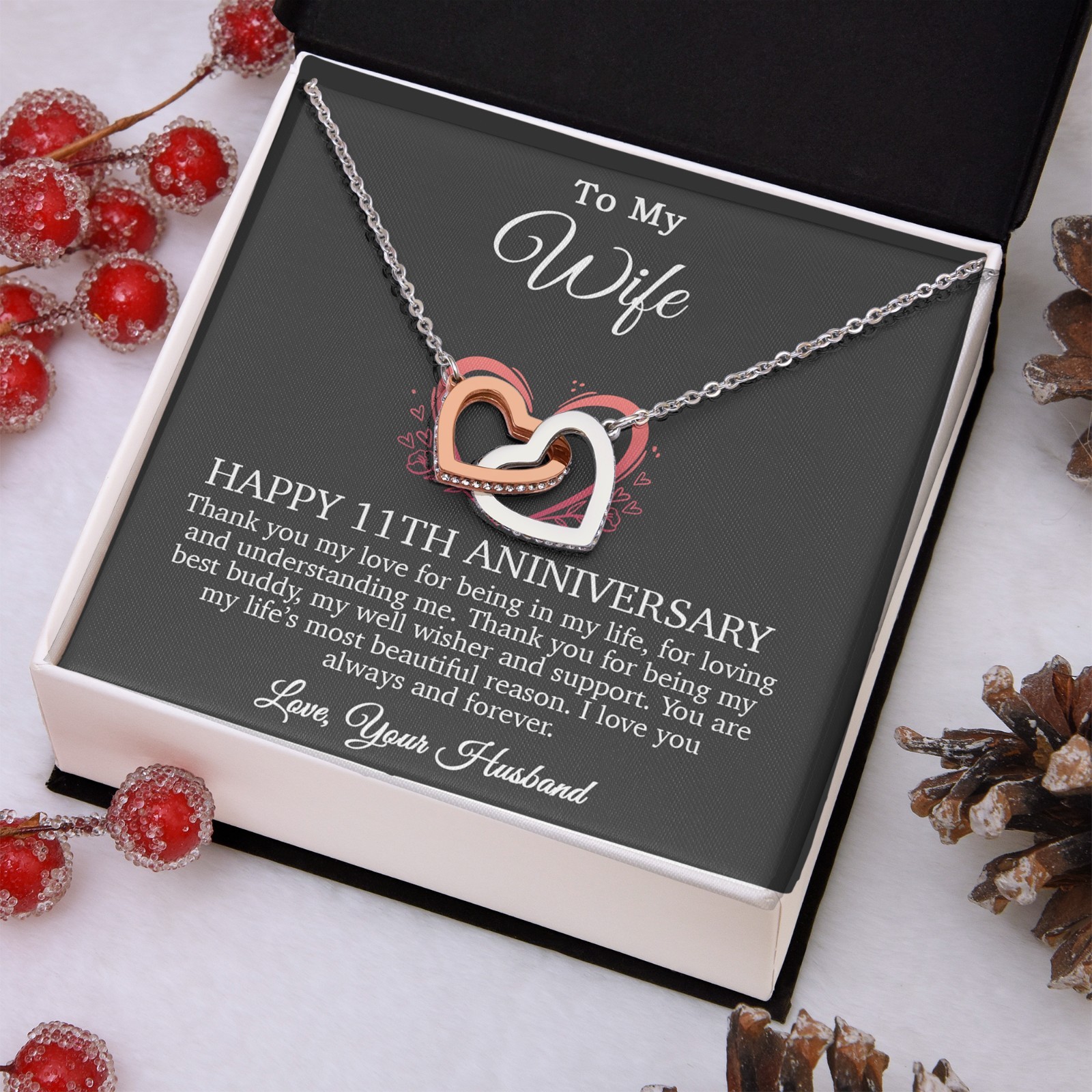 11th Anniversary Gift For Wife, 11 Year Anniversary Gifts, 11th Wedding Annivers