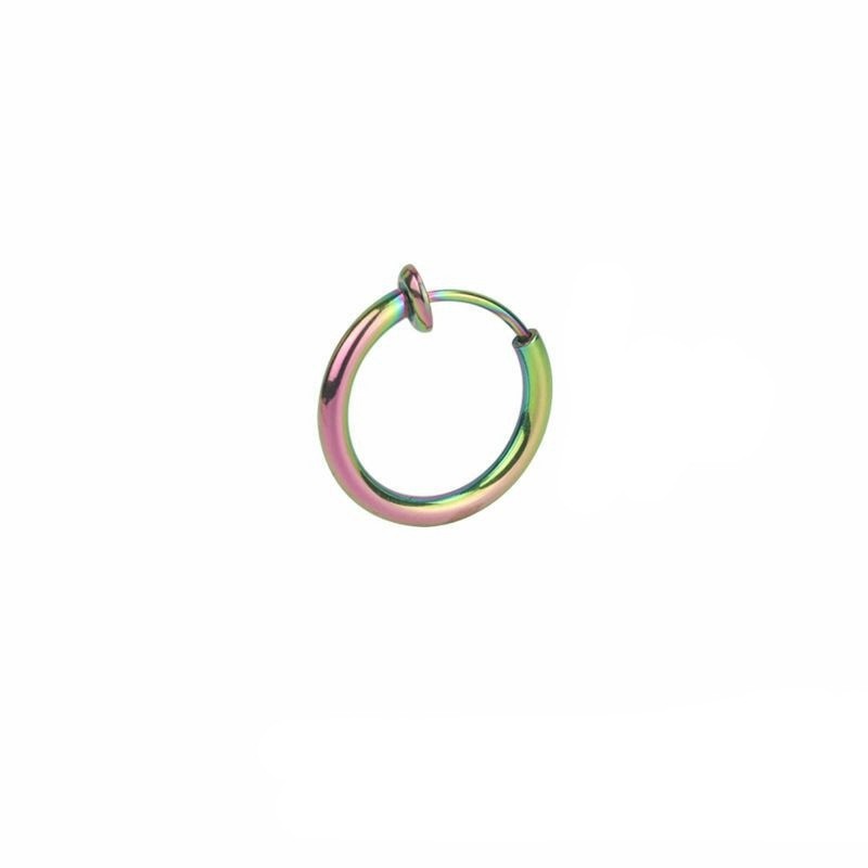 Retractable Earrings Personalized Clip On No Need Piercing Charm Hoops Earrings