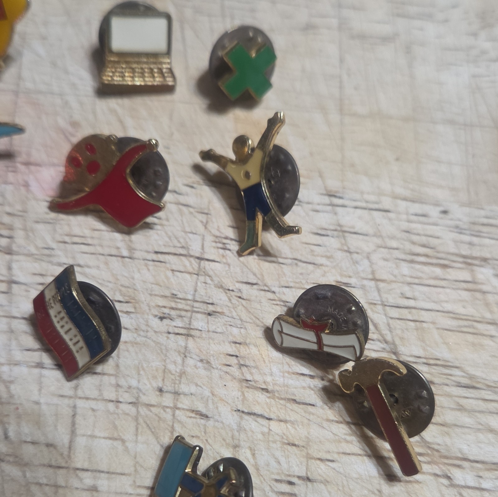 Vintage Novelty Lapel Pin Tie Tack Lot Estate Collection Cub Scout BSA