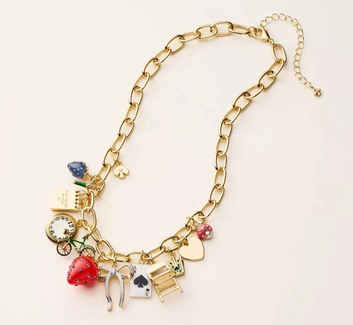 Kate Spade New York x Target Mixed Novelty Chunky Charm Necklace
