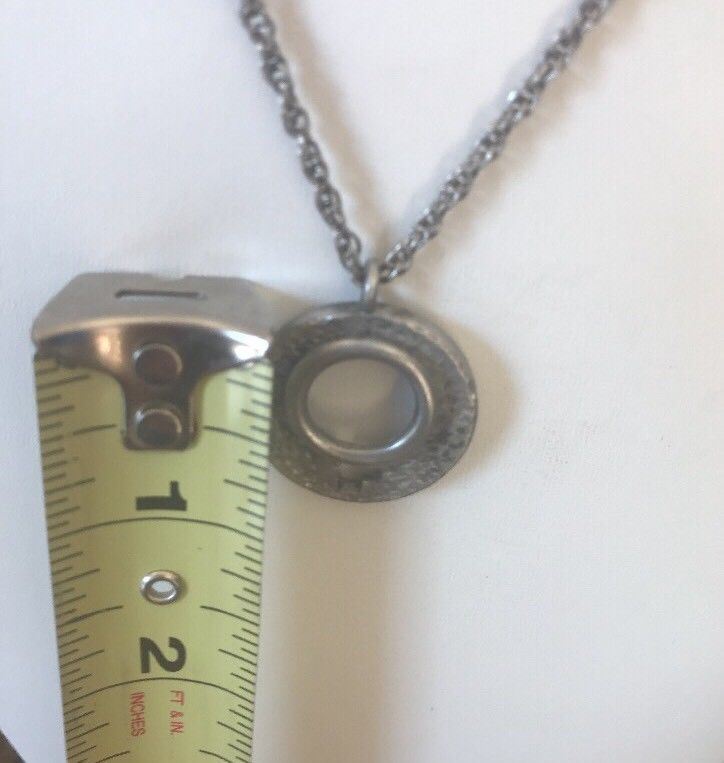 Feminist Girl Power Female Symbol Charm Necklace Pendant Reclaimed Metal Women’s