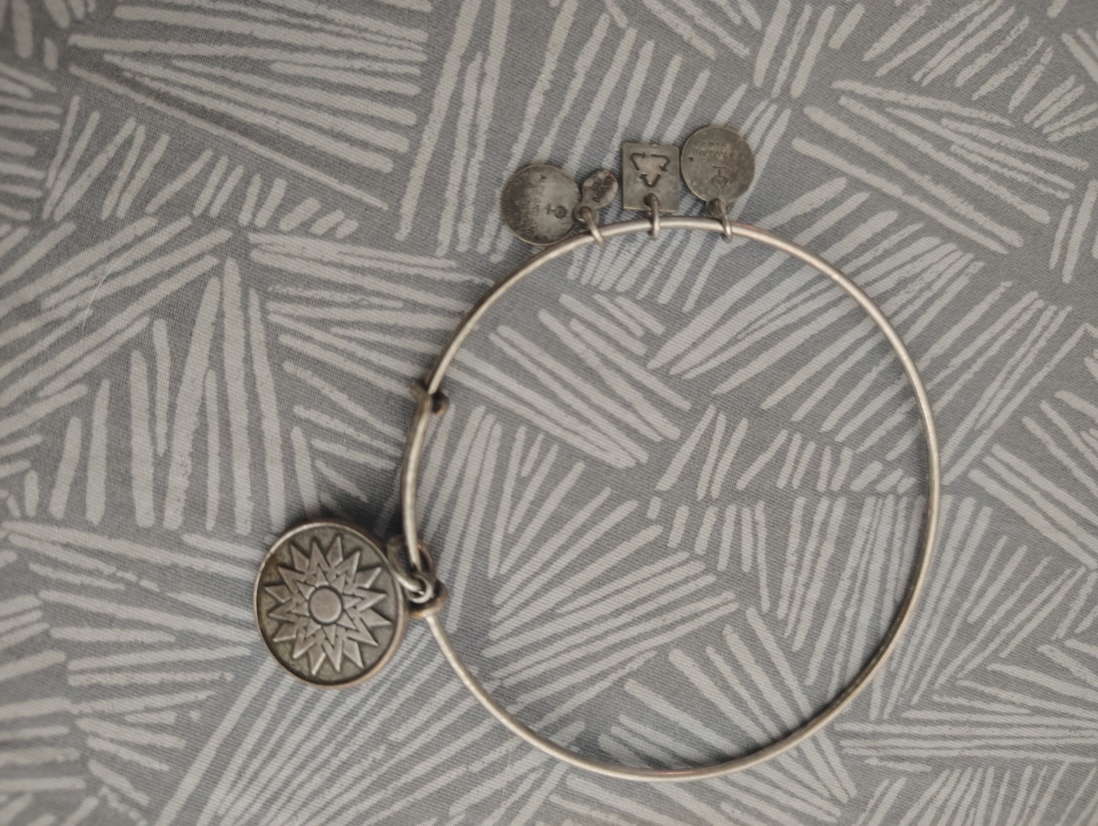 ALEX AND ANI Silver Adjustable Charm Bangle Bracelets Lot of 9, Assorted Themes
