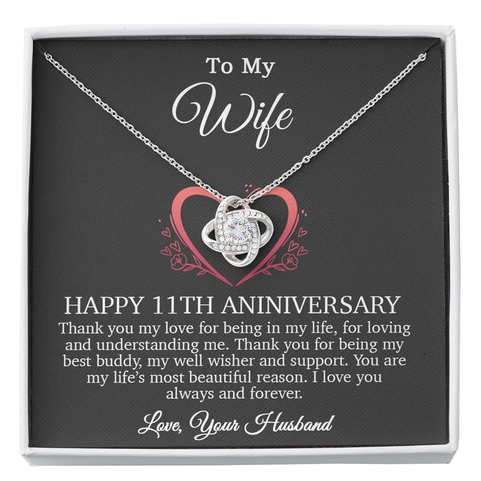 11th Anniversary Gift For Wife, 11 Year Anniversary Gifts, 11th Wedding Annivers