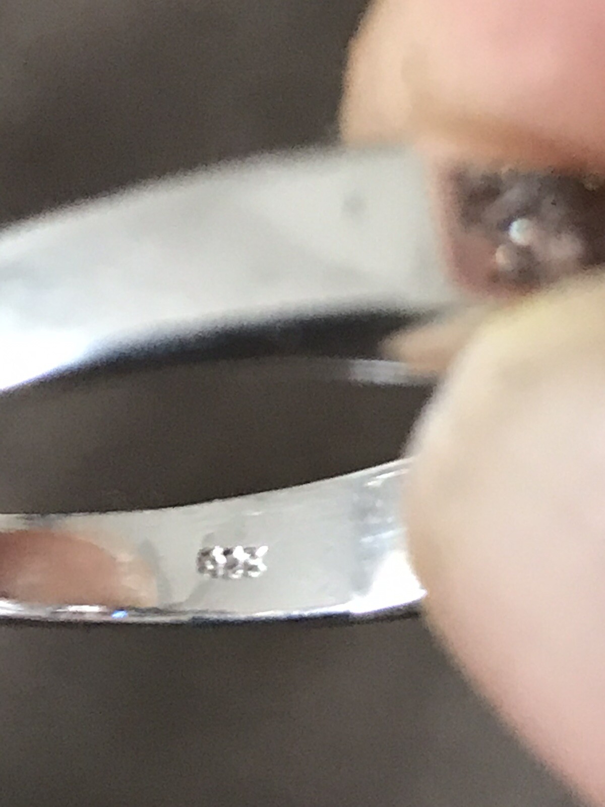 Beautiful CHANNEL SET CUBIC ZIRCONIA 8 STONE ALMOST HEART SHAPED BAND
