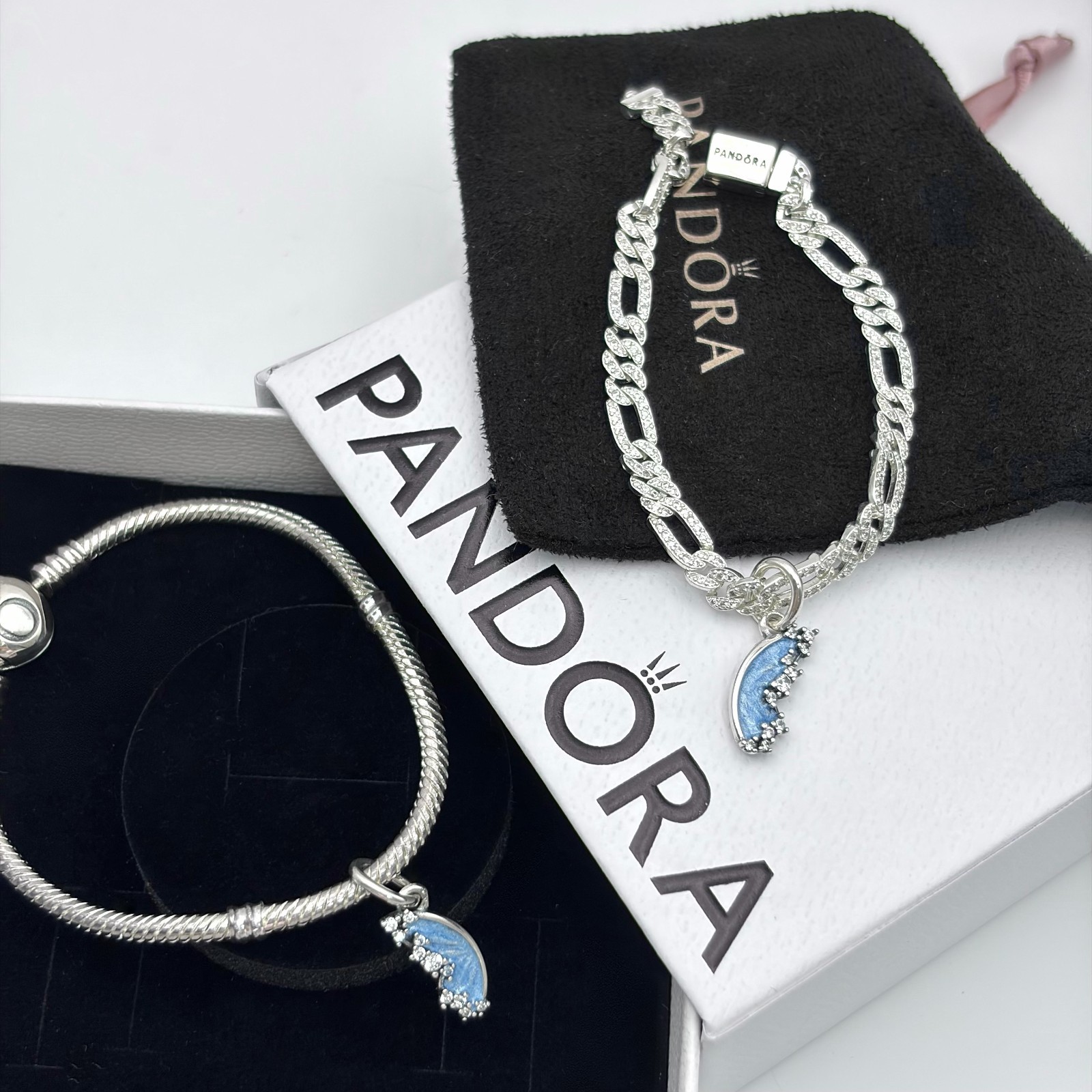 NEW 100% #794244C01 Pandora Splittable Butterfly Dangle Charm, NEW WITH BOX