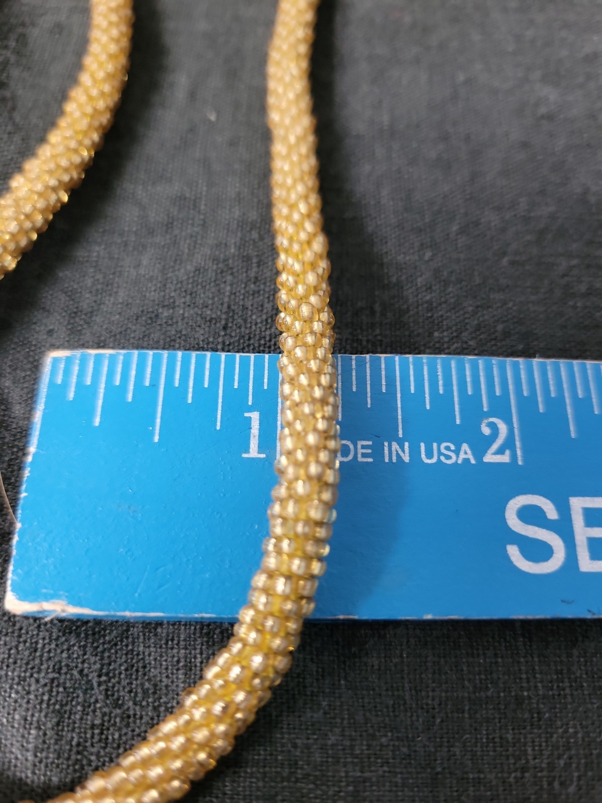 Gold Tone 30 in Rope Chain Style Necklace Sturdy, Well Made Classic Look,