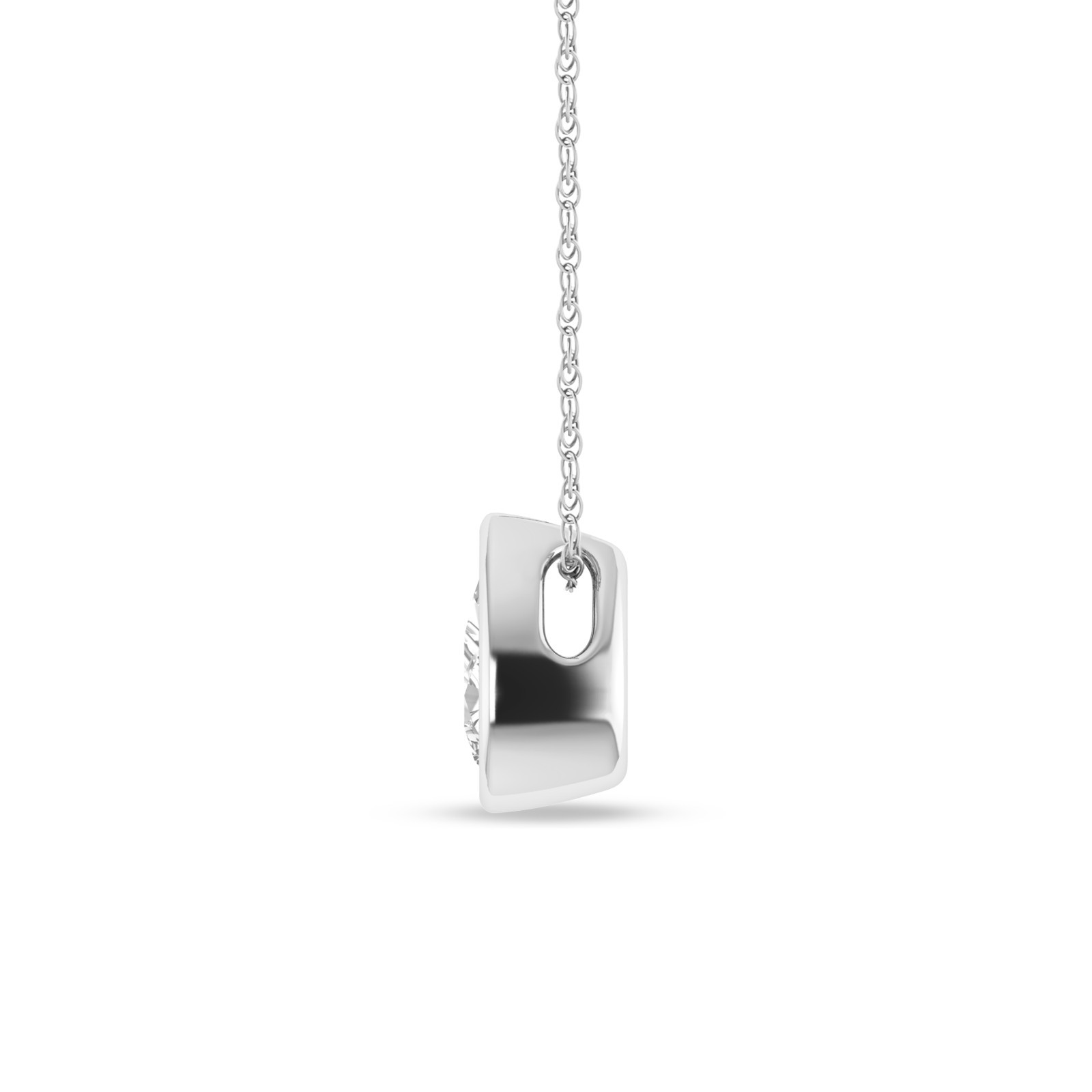 Pear Shape Diamond Pendant Necklace Solitaire 0.50–2 Ct White Yellow Rose Gold