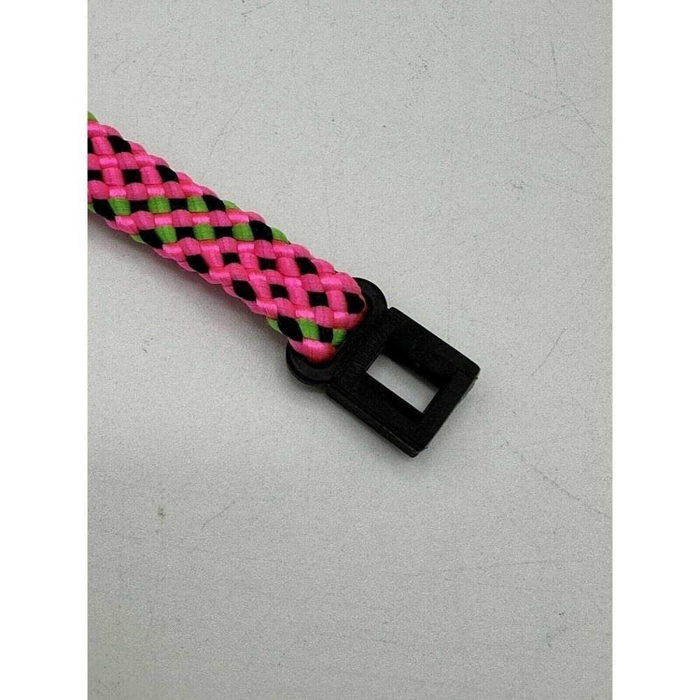 Vintage Katcho’s Bracelet Adult Unisex Surf Skate Braided Wrap Pink / Multi