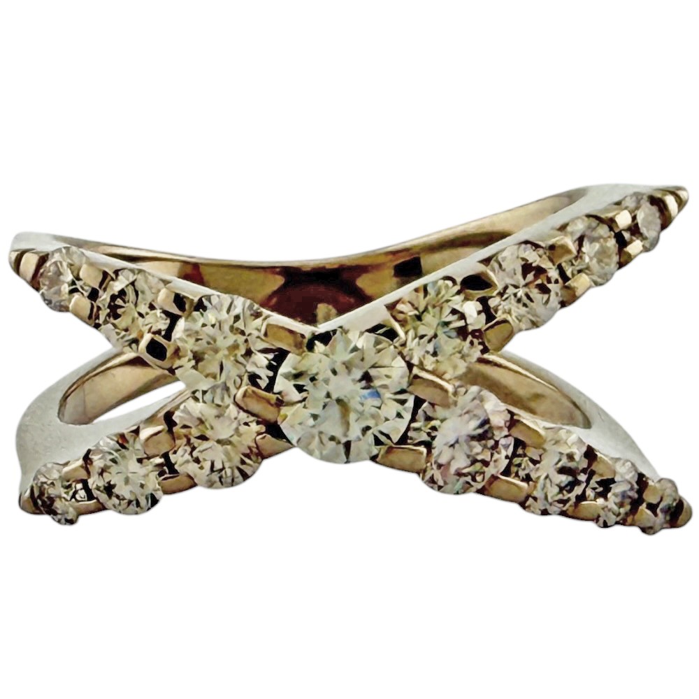 KASHIKEY Ring 12.0 EU12.0 K18 Gold diamond 1.00ct Brown Gold Brown Diamond used