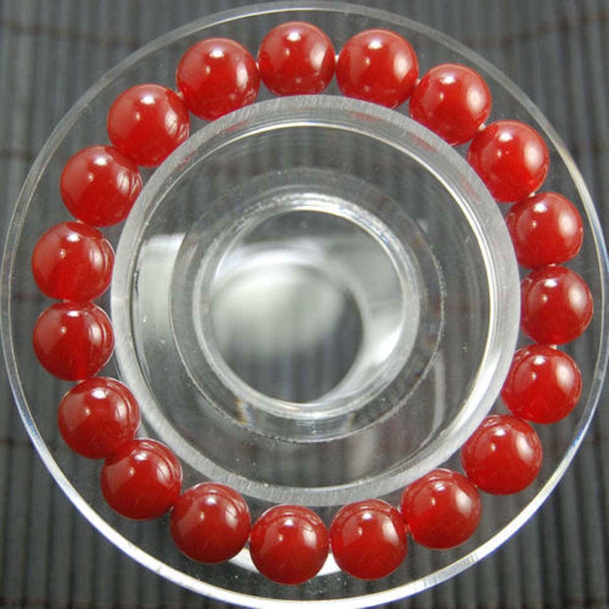 8mm 10mm 12mm Natural stretched Round Gemstone Bracelet Wholesale 7.5″