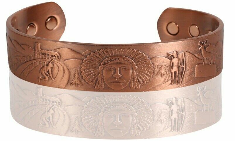 Copper Magnetic Bracelet – Arthritis Pain Therapy Energy Cuff – Native American