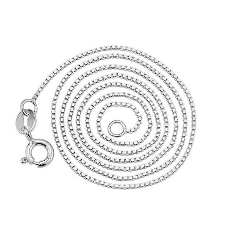 S925 Sterling Silver Dainty Bezel CZ Solitaire Pendant Necklace 16″ Chain PE56