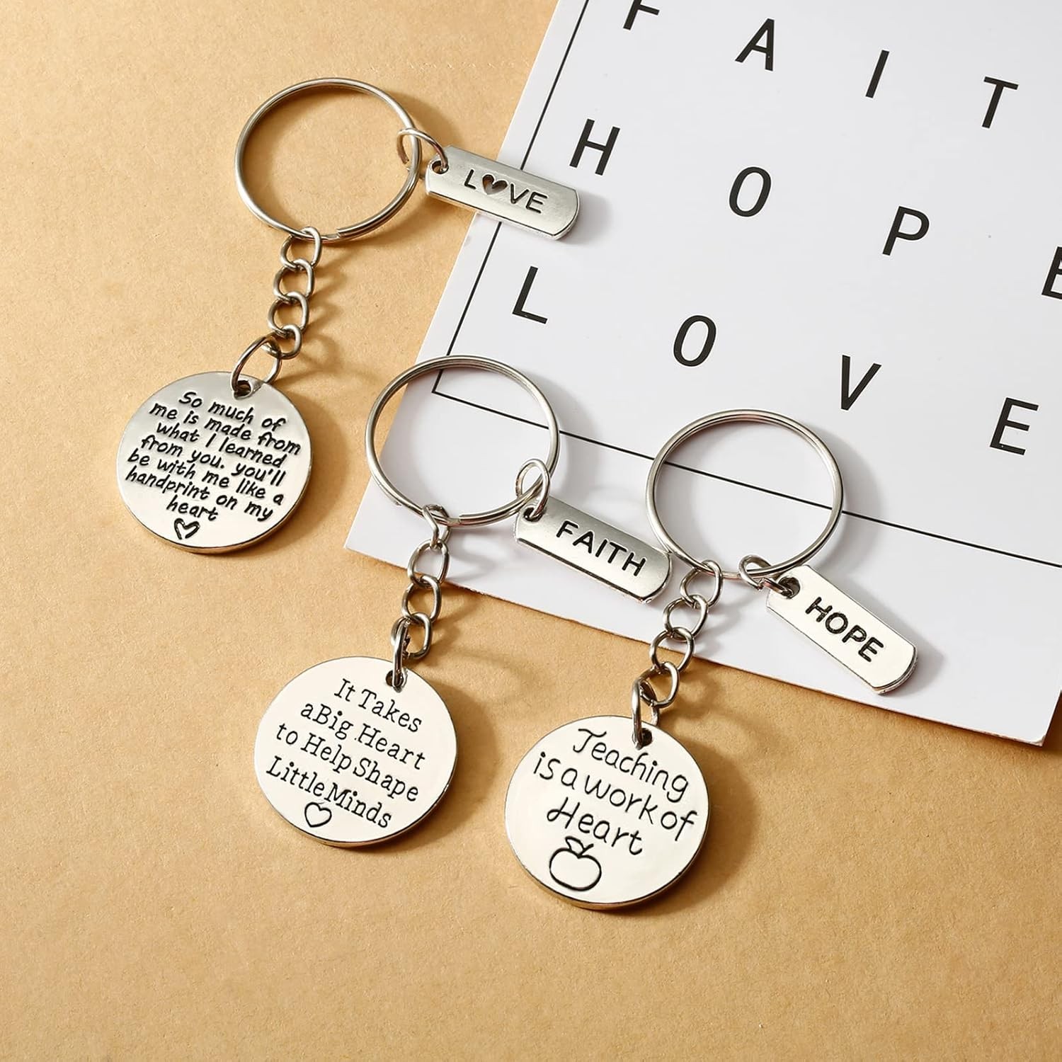 80 Pcs Word Charms Pendants Engraved Motivational Charms Pendants Jewelry Making