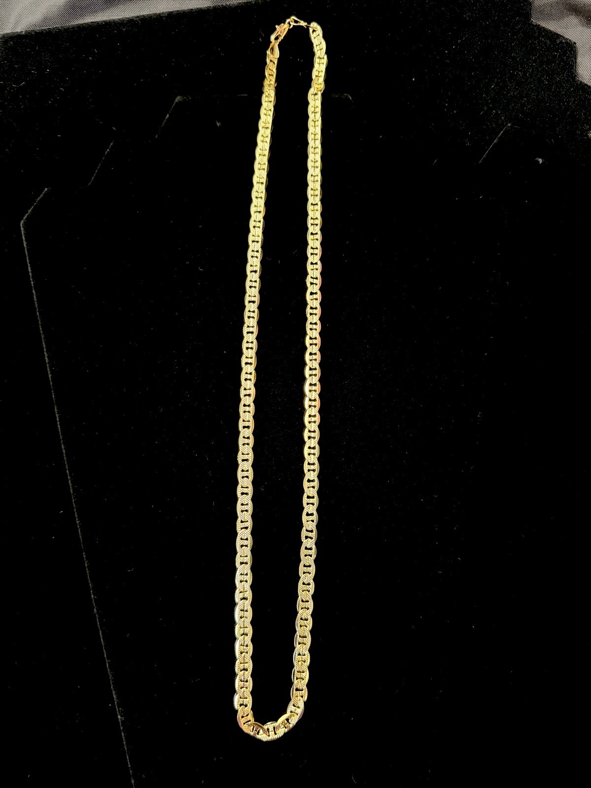 REAL 14K Stamped Gold Filled Diamond Cut Mariner 24in 6MM BRAND NEW
