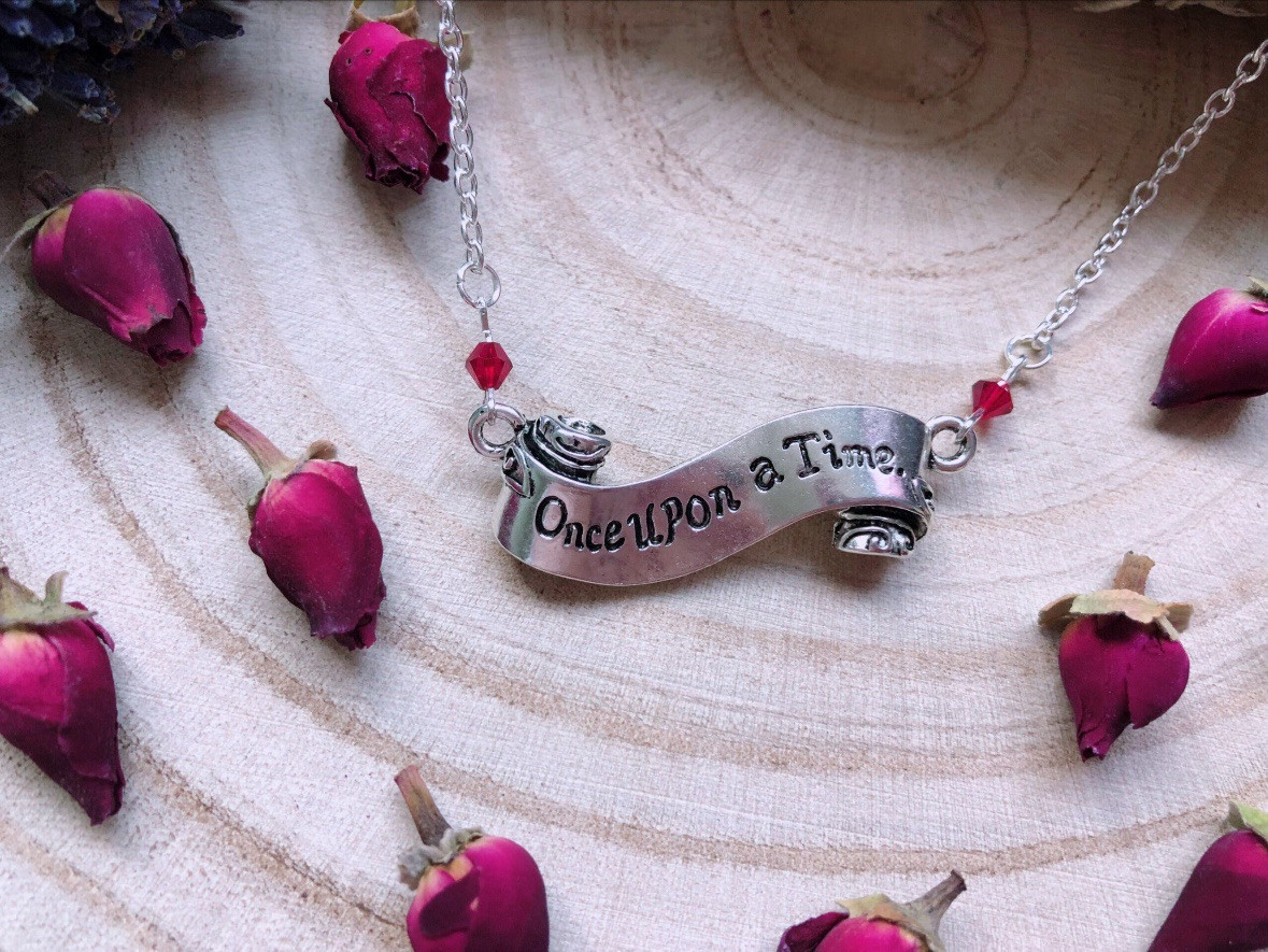 Once Upon A Time Necklace OUAT Gothic Fairytale Goth Necklace Gothic Jewellery