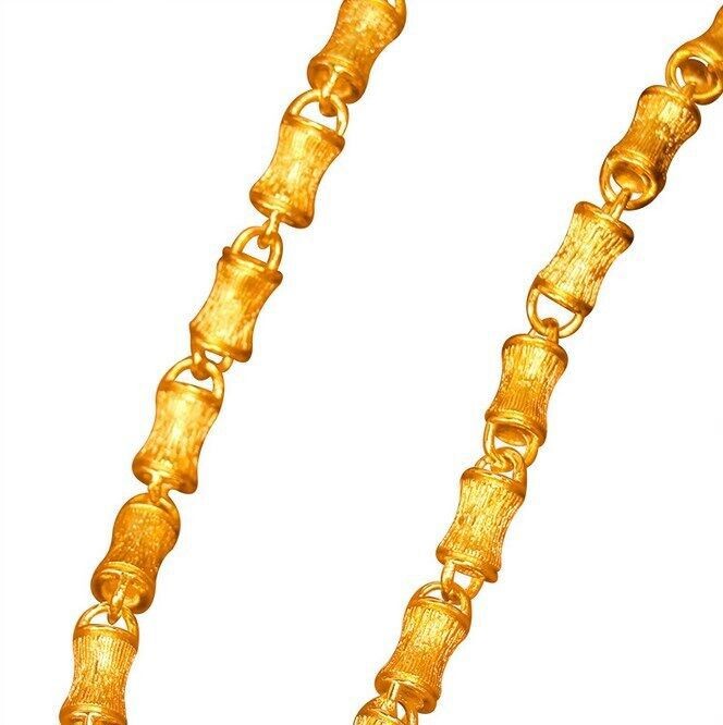 NEW 3D chain 22K 23K 24K Thai Baht Gold Filled Yellow GP Necklace
