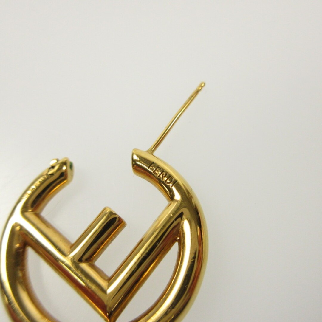 Fendi F is Fendi Earrings Gold Color Used Authentic From JPN