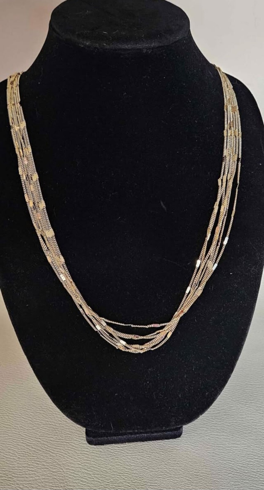 10 PCS Of Jewelry Variety Beautiful Necklaces In Gold & Silver & Black Tone